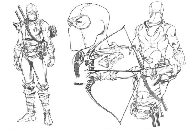 Бросок кобры. Раскраска