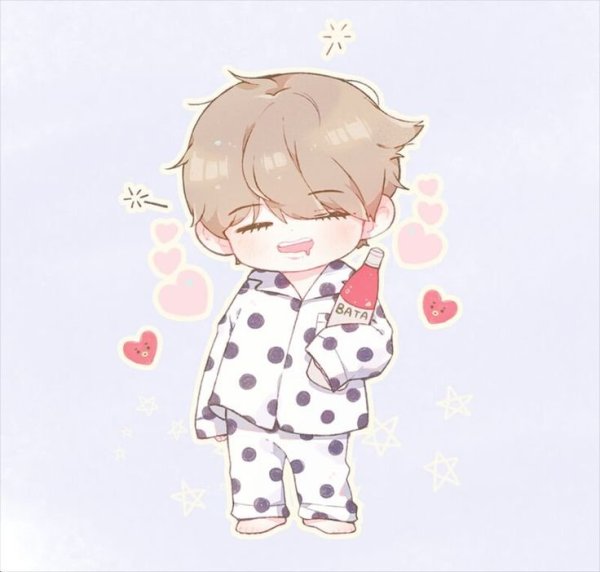 БТС Чиби Ким Тэхен