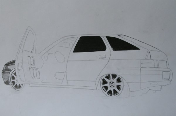 Эскизы обвеса на ВАЗ 2112