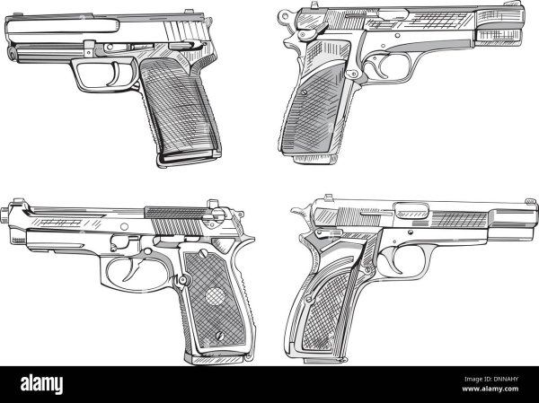 Пистолет скетч