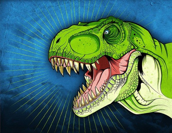 Зеленый Тирекс