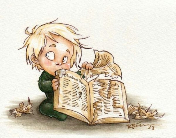 Наклейки Гарри Поттер Драко Малфой