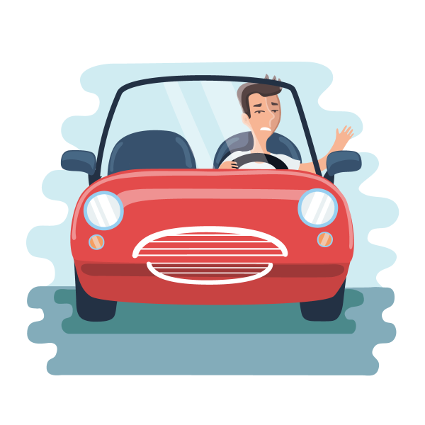 Шофер мультяшный