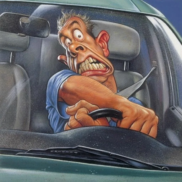 Смешные рисунки автомобилей