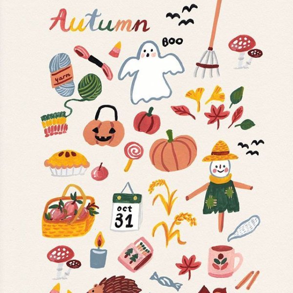 Листочек на грибочке