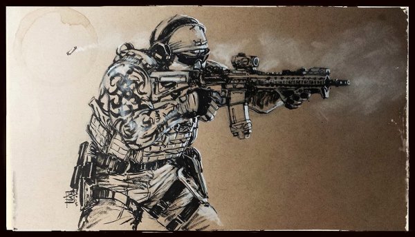 Спецназ рисунок