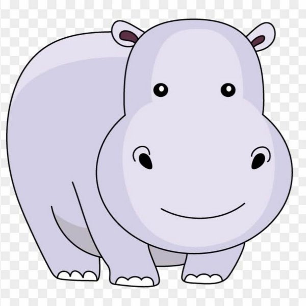 Бегемот мультяшный