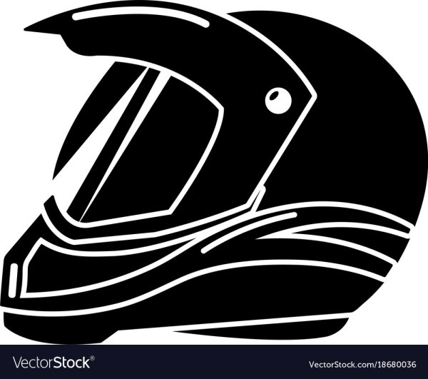 Шлем для мотоцикла вектор