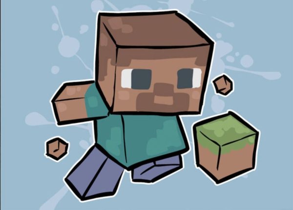 Раскраска лего майнкрафт КРИПЕР