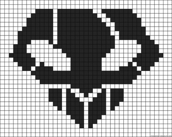 Рисунки по клеточкам ключ