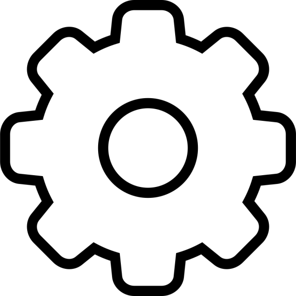 Шестерня трафарет