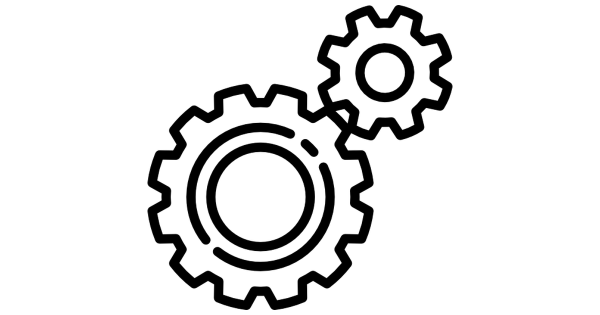 Стилизованная шестеренка