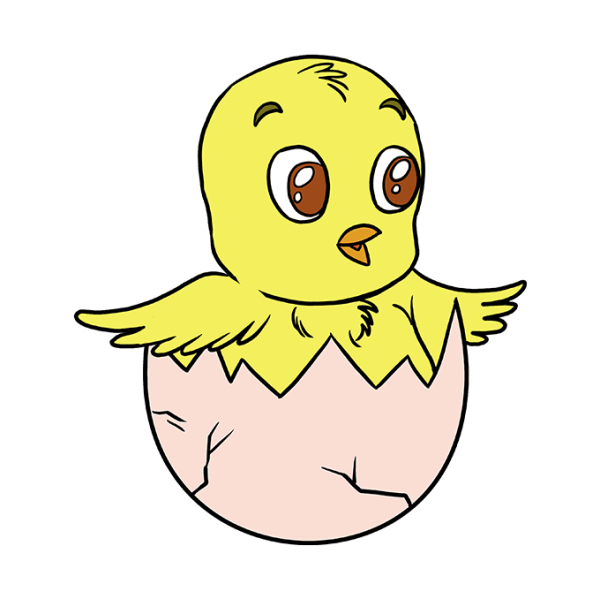 Нарисовать цыпленка