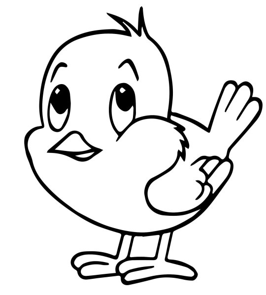 Птички для раскрашивания