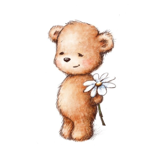 Милый Медвежонок рисунок