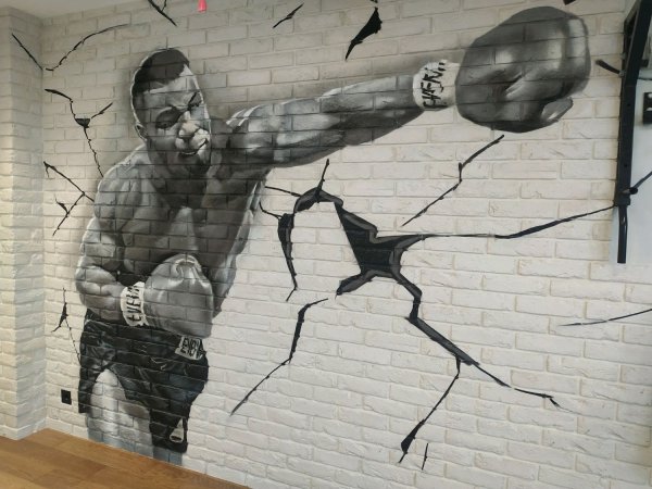 Роспись стен в интерьере