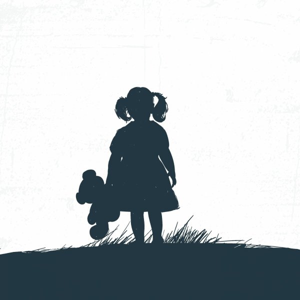 Раскраска девочка с косичками