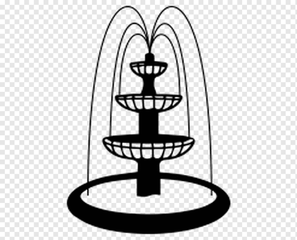 Нарисовать фонтан