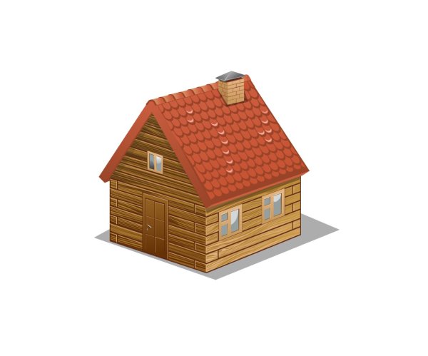 Домик без фона