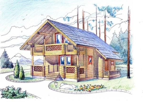 Проекты домов рисунки