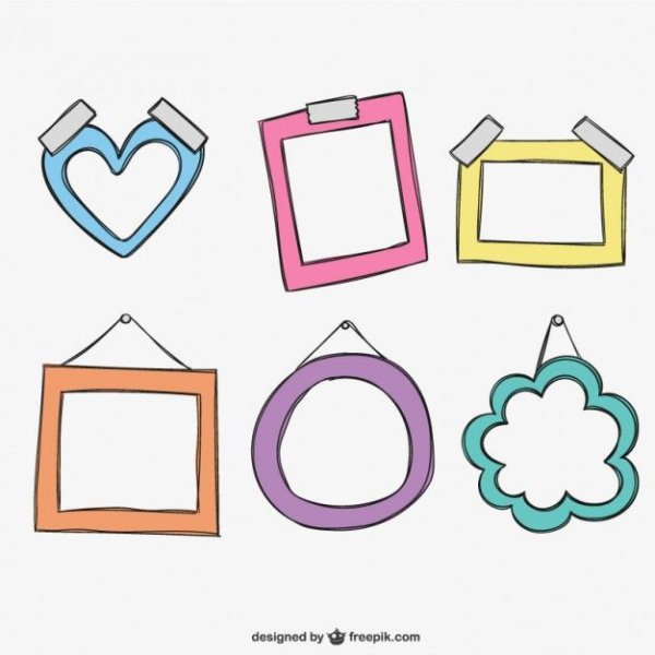Маленькие рамочки для рисования