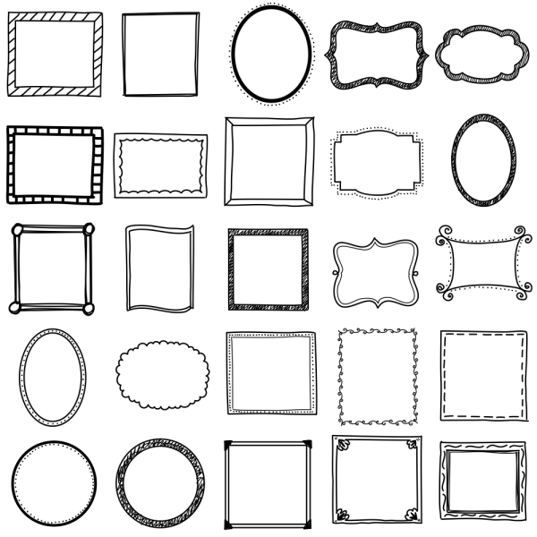 Маленькие рамочки для рисования