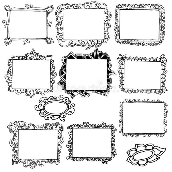 Маленькие рисунки в рамке