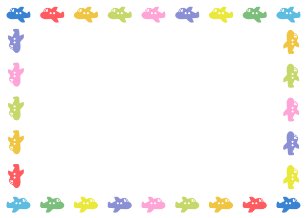 Рамка цветные горизонтальные для детей