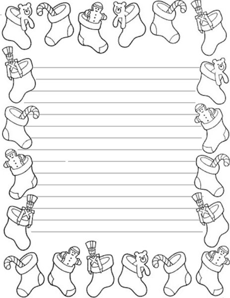 Новогодняя рамка раскраска