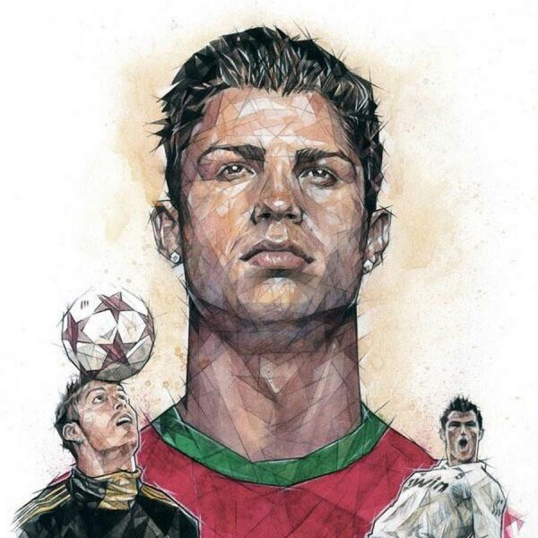 Роналдиньо футболист рисунок