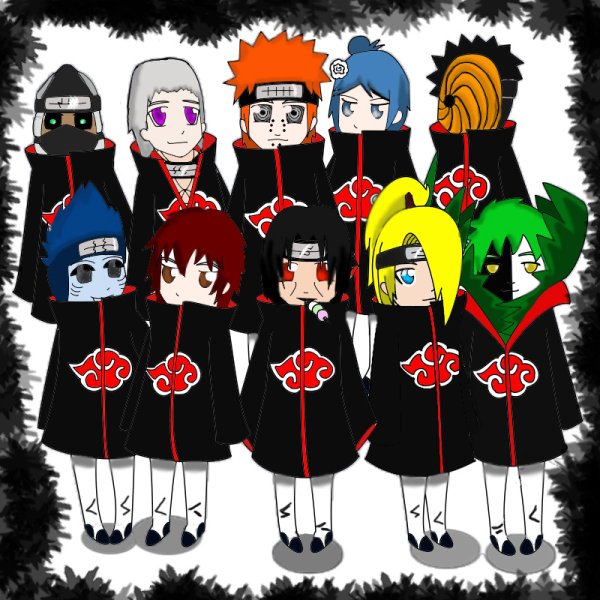 Чиби из Наруто Акацуки