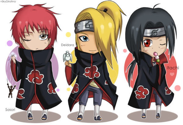 Акацуки Дейдара и Итачи