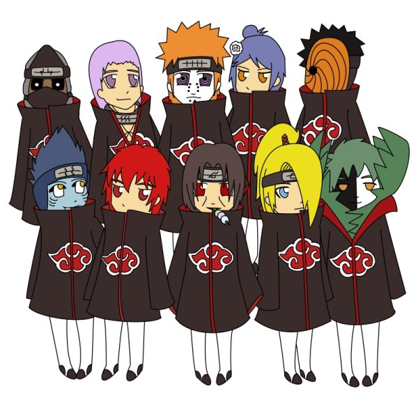 Команда Акацуки из Наруто