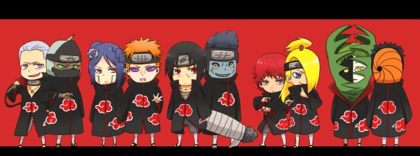 Клан Акацуки Наруто Чиби