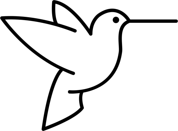 Птица контур