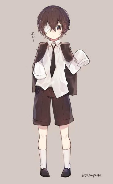 Дадзай Осаму арт милый