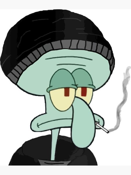 Сквидвард у могилы