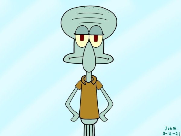 Сквидвард без фона