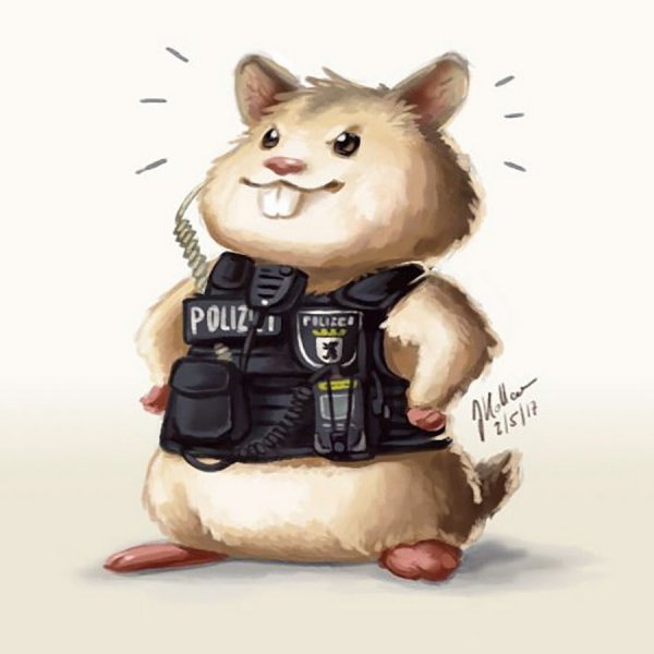 Брутальный хомяк