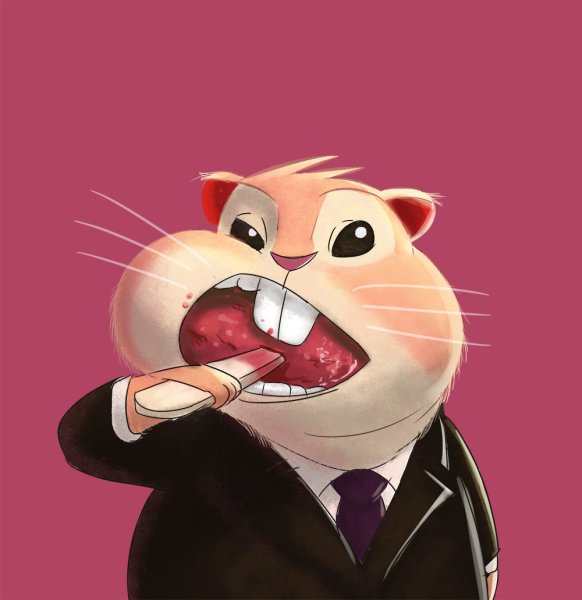 Брутальный хомяк