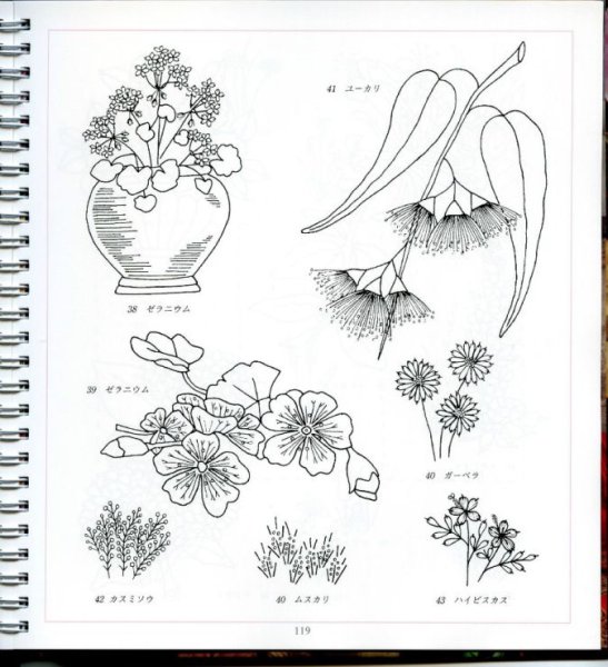 Схемы цветов для объемной вышивки