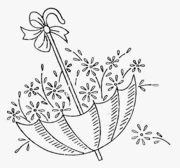 Трафареты для вышивки лентами