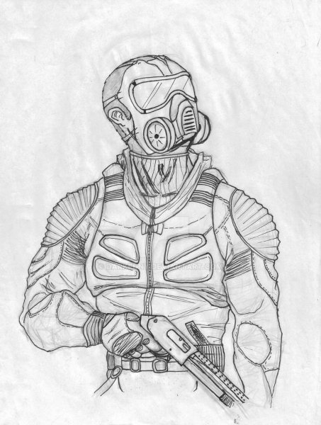 Сталкер долговец раскраска