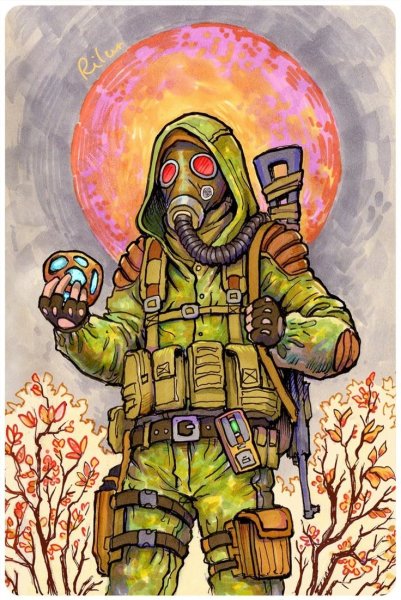 Metro 2033 Stalker Art