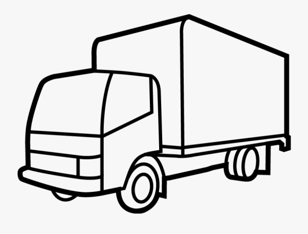 Нарисовать грузовой автомобиль