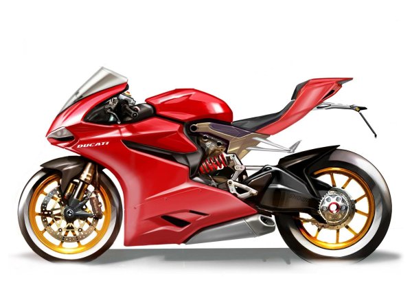 Черно белые принты на мотоцикл