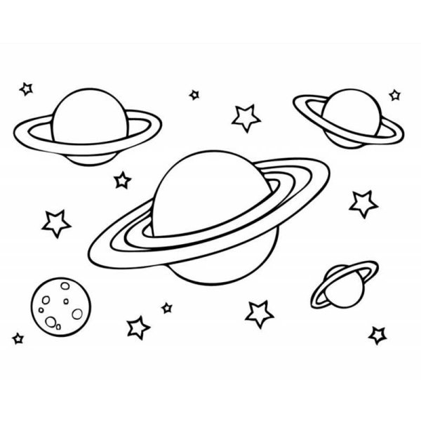 Юпитер рисунок белый фон