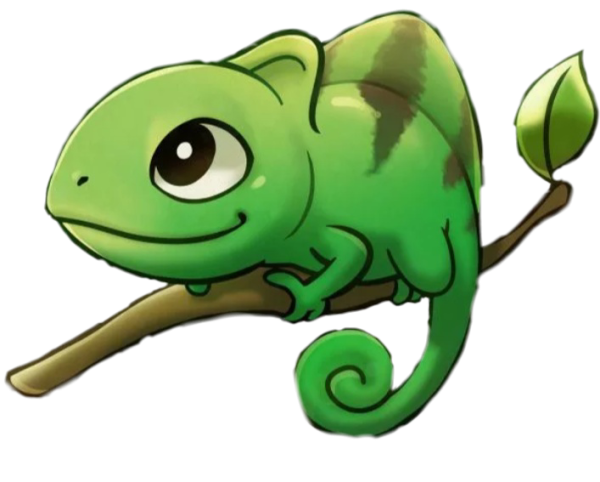 Хамелеон раскраска для детей