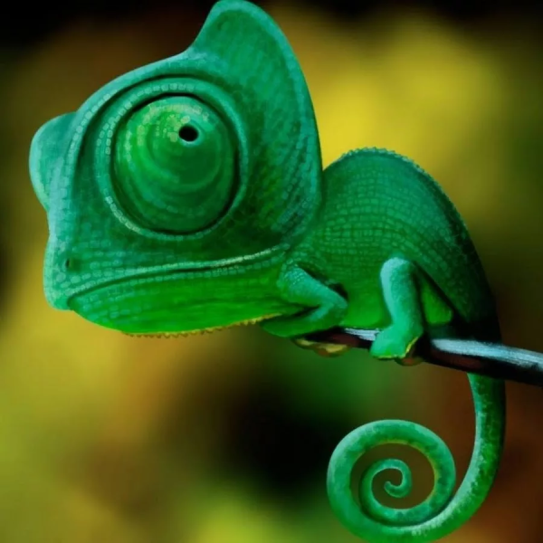 Хамелеоны. Раскраска