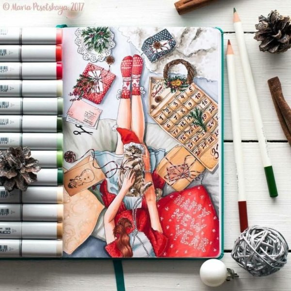 Скетчи для ежедневника